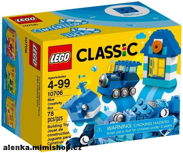 LEGO CLASSIC 10706 modrý kreativní box