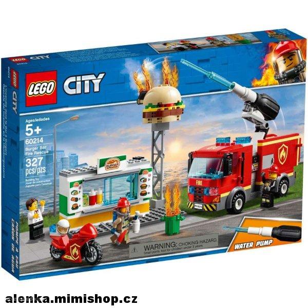 LEGO CITY 60214 Záchrana burgrárny