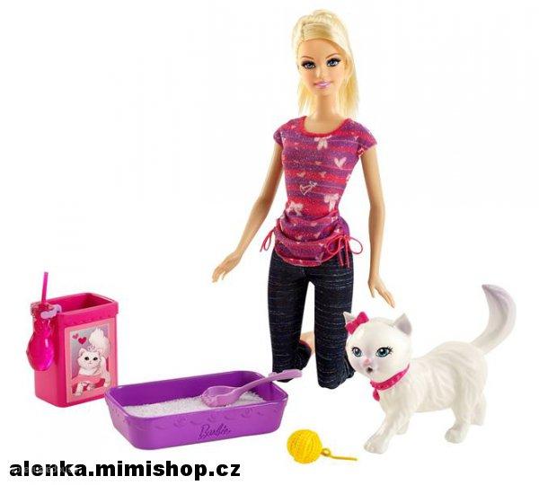 BARBIE hrací set > varianta s koťátkem