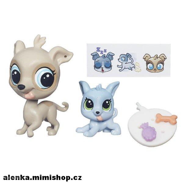 LPS maminka a miminko > varianta Fleetly Greycloud a Loopy Grey