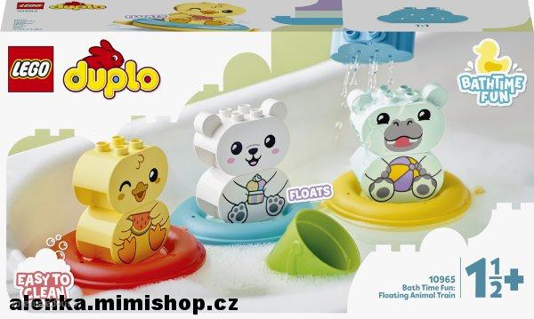 LEGO® DUPLO® 10965 Legrace ve vaně: Plovoucí vláček se zvířátky