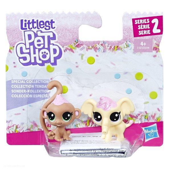 LPS Frosting Frenzy dvě zvířátka > varianta opička a sloník