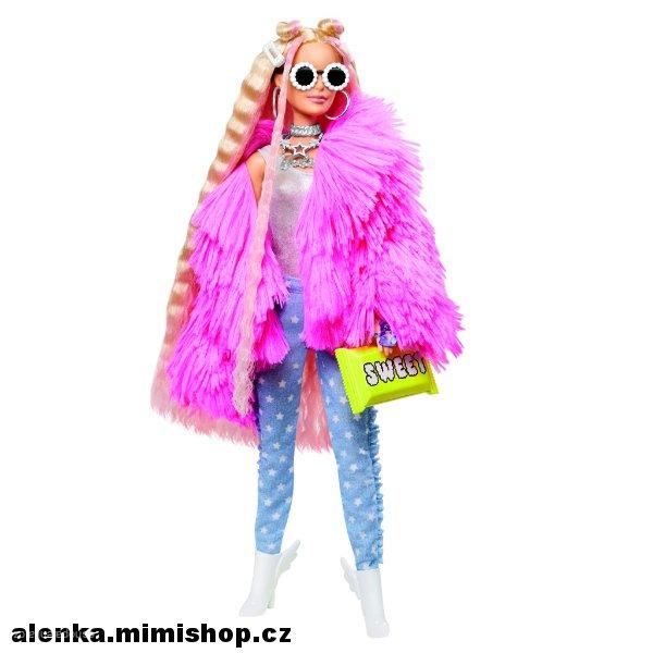 BARBIE EXTRA > varianta v růžovém kožíšku