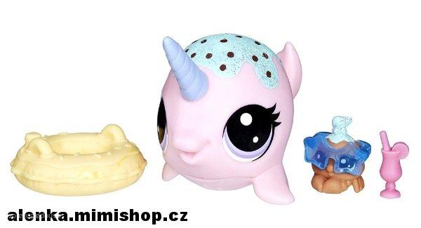 Littlest Pet Shop maminka a miminko > varianta Ambrosia Narwhalz (2-48)