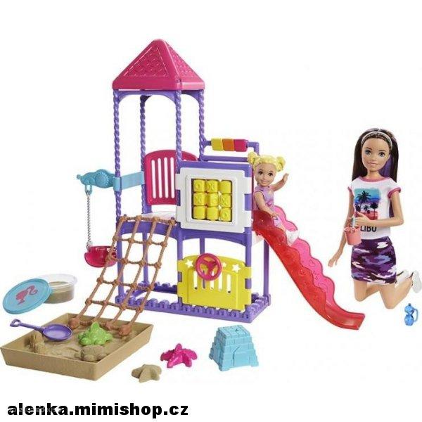 BARBIE chůva na hřišti herní set
