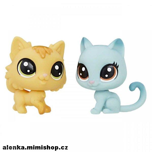 Littlest Pet Shop Dvě zvířátka > varianta FLUFFY CATSON a KITTYVON GREY