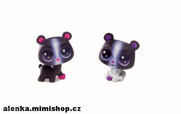 Littlest Pet Shop black and white kolekce > varianta Midnight Bearly a Moon Bearcub