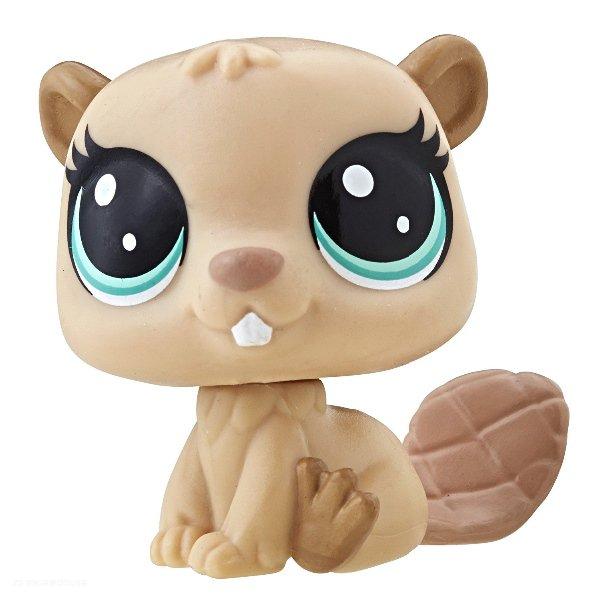 Littlest Pet Shop základní zvířátka serie 1 > varianta Bonnie von Beaver (1-135)