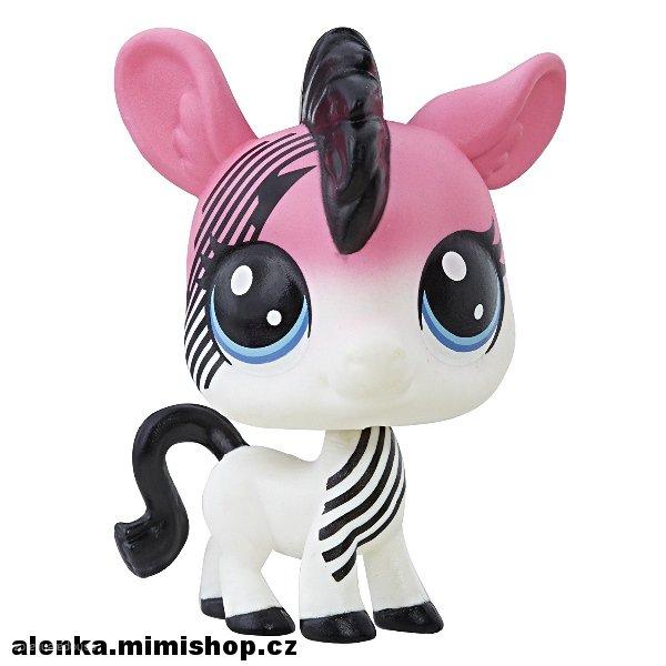 Littlest Pet Shop základní zvířátka serie 1 > varianta Lydia Zebrastripe (1-51)