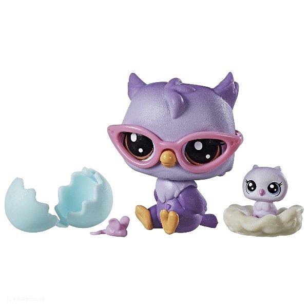 Littlest Pet Shop maminka a miminko > varianta Oona Owler (1-77) Owl