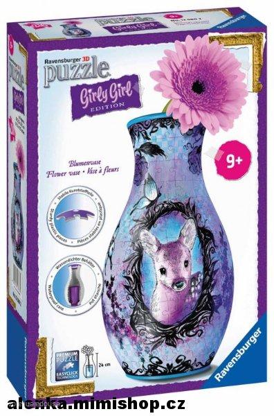 RAVENSBURGER 3D puzzle váza > varianta zvířecí motiv
