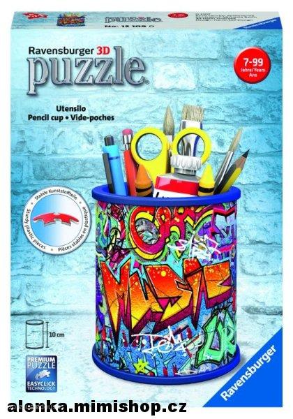 RAVENSBURGER 3D puzzle stojan na tužky > varianta graffity