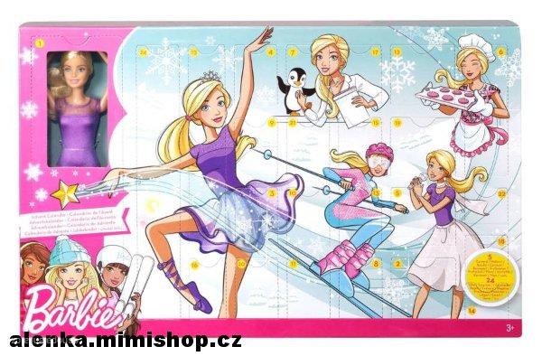 BARBIE adventní kalendář > varianta fialová baletka
