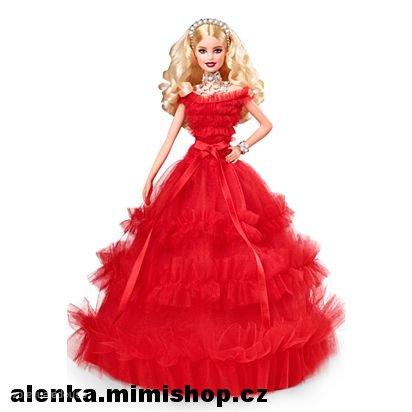 2018 Barbie™ Holiday Doll > varianta blondýnka