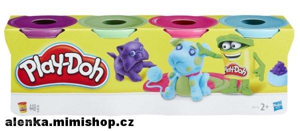 PLAY DOH sada čtyř barev > varianta tyrkysová, růžová, zelenkavá,