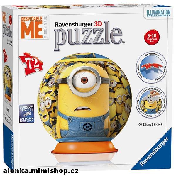 RAVENSBURGER 3D puzzle mimoňové > varianta I.