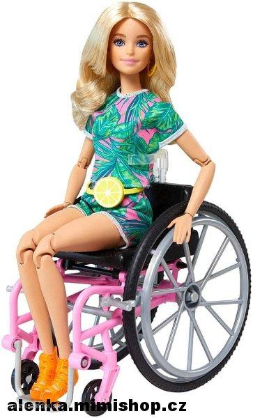 BARBIE panenka na vozíčku > varianta blondýnka