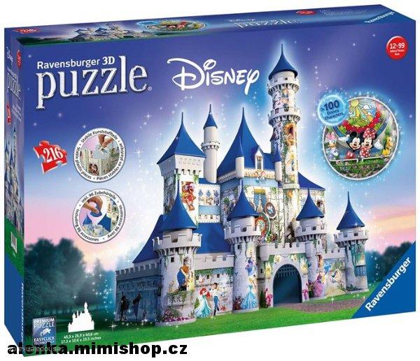 RAVENSBURGER 3D DISNEY zámek