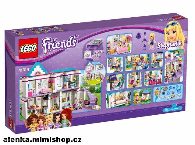 LEGO 41314 FRIENDS Stephanie a její dům