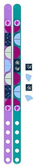 LEGO® DOTS™ náramky > varianta hvězdná záře