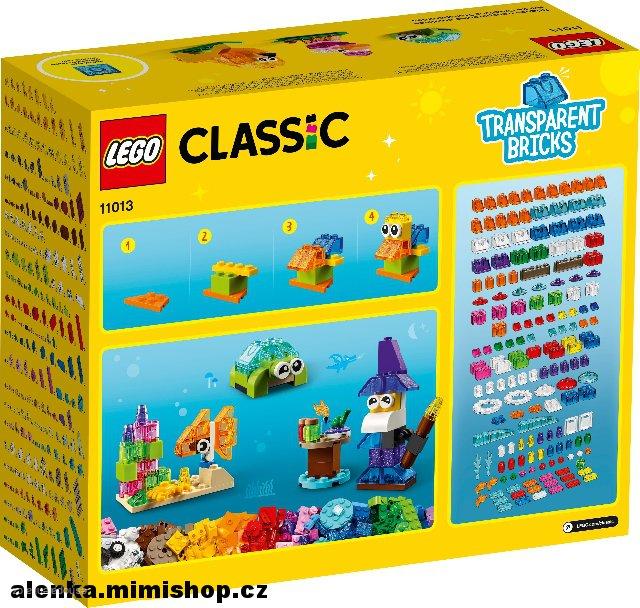 LEGO® CLASSIC 11013 Průhledné kostky