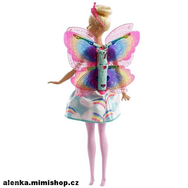 BARBIE DREAMTOPIA létající víla s křídly > varianta běloška