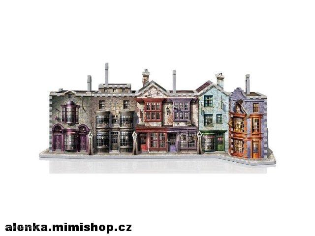 WREBBIT 3D Puzzle Harry Potter Příčná ulice 450 dílků