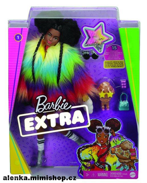 BARBIE EXTRA > varianta v barevném kožíšku