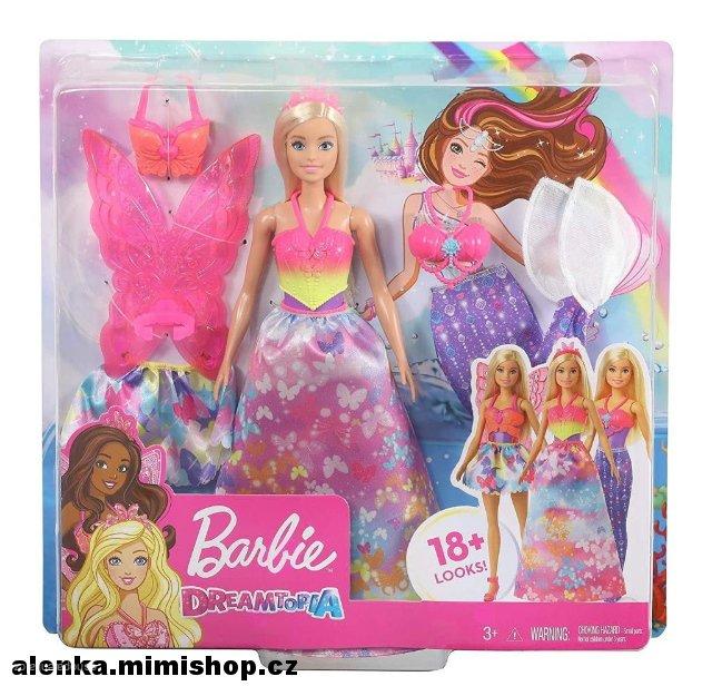 BARBIE panenka a pohádkové kostýmy