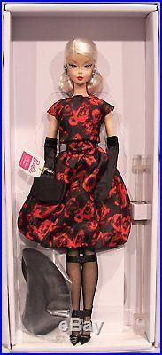 BARBIE COLLECTOR SILKSTONE Rose Coctail Dress Doll
