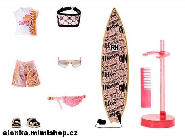 Rainbow High Letní Fashion panenka > varianta Finn Rosado (Rose Gold Boy)