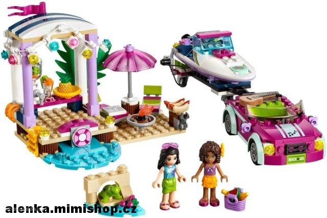 LEGO FRIENDS 41316 Andrein vůz s přívěsem pro člun
