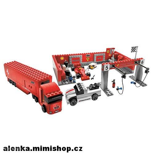 LEGO RACERS Ferrari f1 Pit