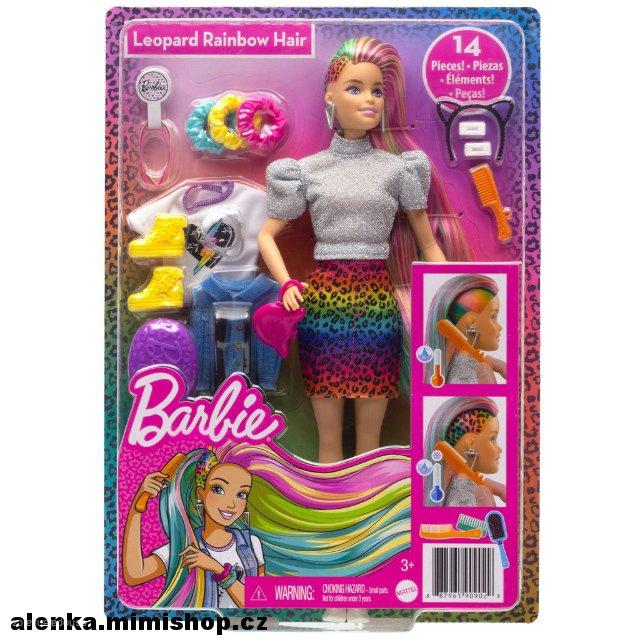 BARBIE Leopard Rainbow Hair