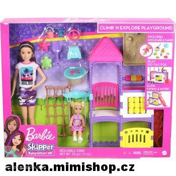BARBIE chůva na hřišti herní set