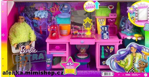 BARBIE EXTRA šatník s panenkou