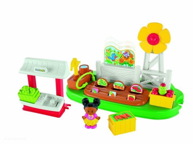 Fisher Price Little People zeleninová zahrada se stánkem