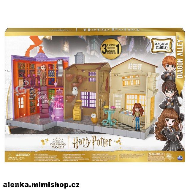 HARRY POTTER hrací sada Příčná ulice s figurkami