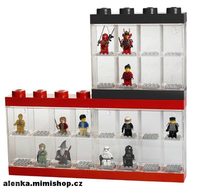 LEGO Sběratelská skříňka na 8 minifigurek > varianta červená