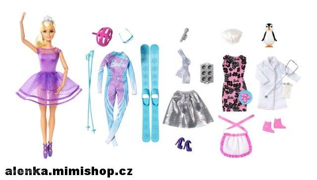 BARBIE adventní kalendář > varianta fialová baletka