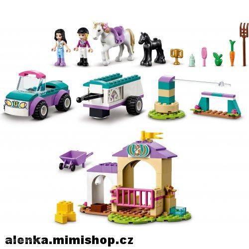 LEGO® FRIENDS 41441 - Auto s přívěsem a výcvik koníka