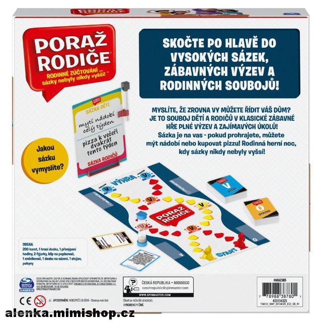 společenská hra PORAŽ RODIČE