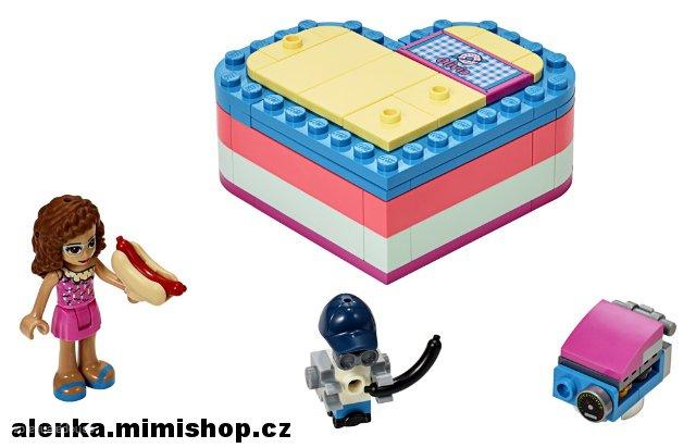 LEGO FRIENDS 41387 Olivia a letní srdcová krabička