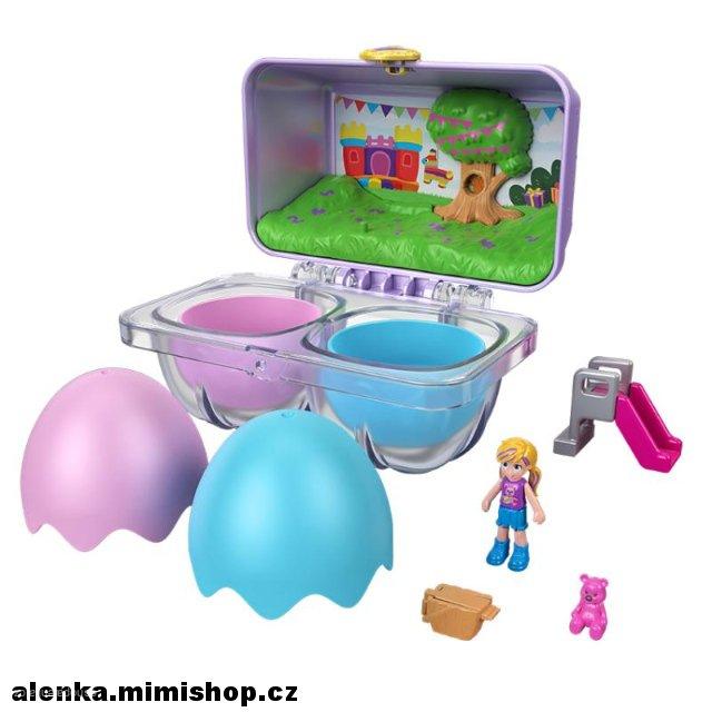 POLLY POCKET malá jarní vajíčka > varianta lila