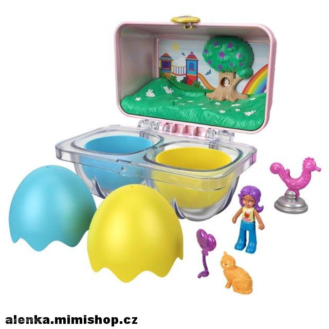 POLLY POCKET malá jarní vajíčka > varianta růžová