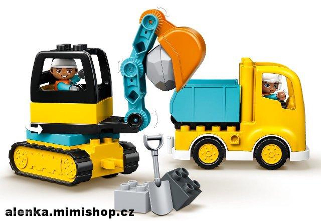 LEGO DUPLO 10931 Náklaďák a pásový bagr