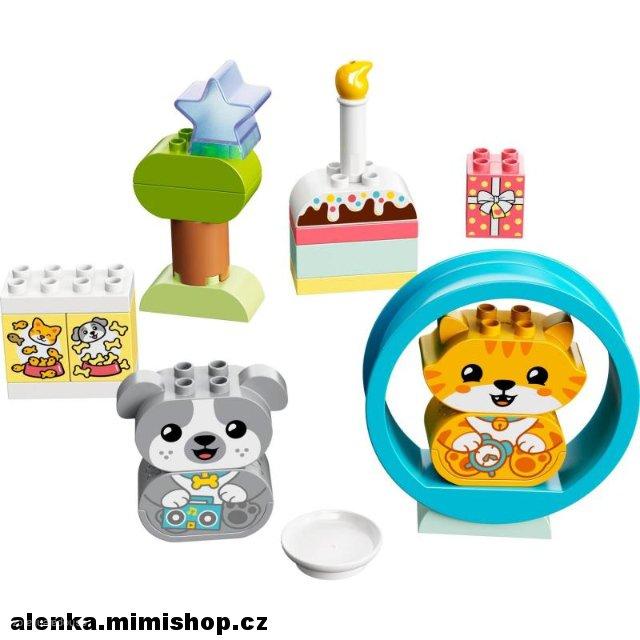 LEGO® DUPLO 10977 Moje první koťátko a štěňátko vydávající zvuky