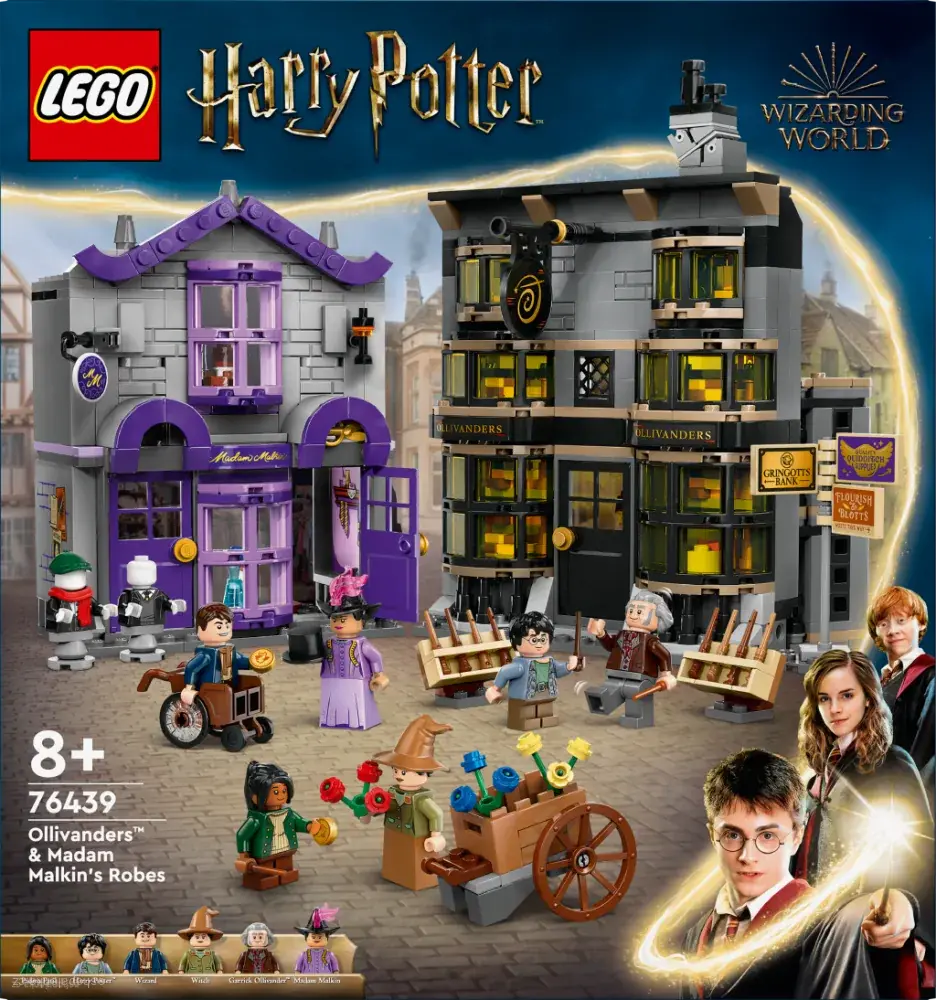 LEGO® Harry Potter™ 76439 Ollivanderův obchod a Obchod madame Malkinové