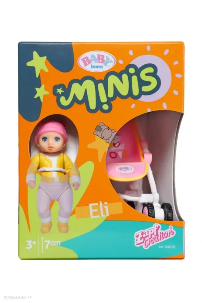 BABY born® Minis hrací sada s kočárkem