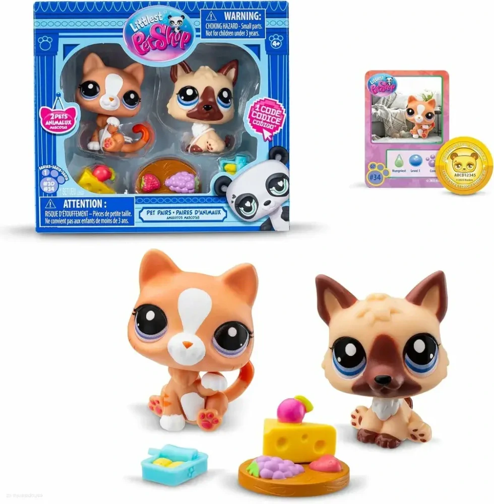 Littlest Pet Shop 2 figurky zvířátka 10 a 14